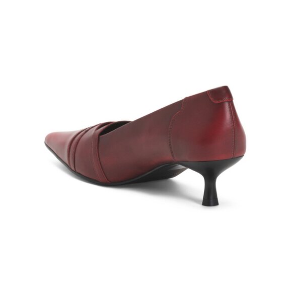 VAGABOND SHOEMAKERS Red Leather Lykke Kitten Heels - Picture 2 of 2